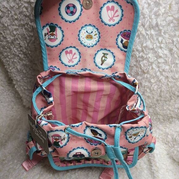 Matilda Jane Little Learners Mini Floral Backpack NWT - Picture 6 of 6